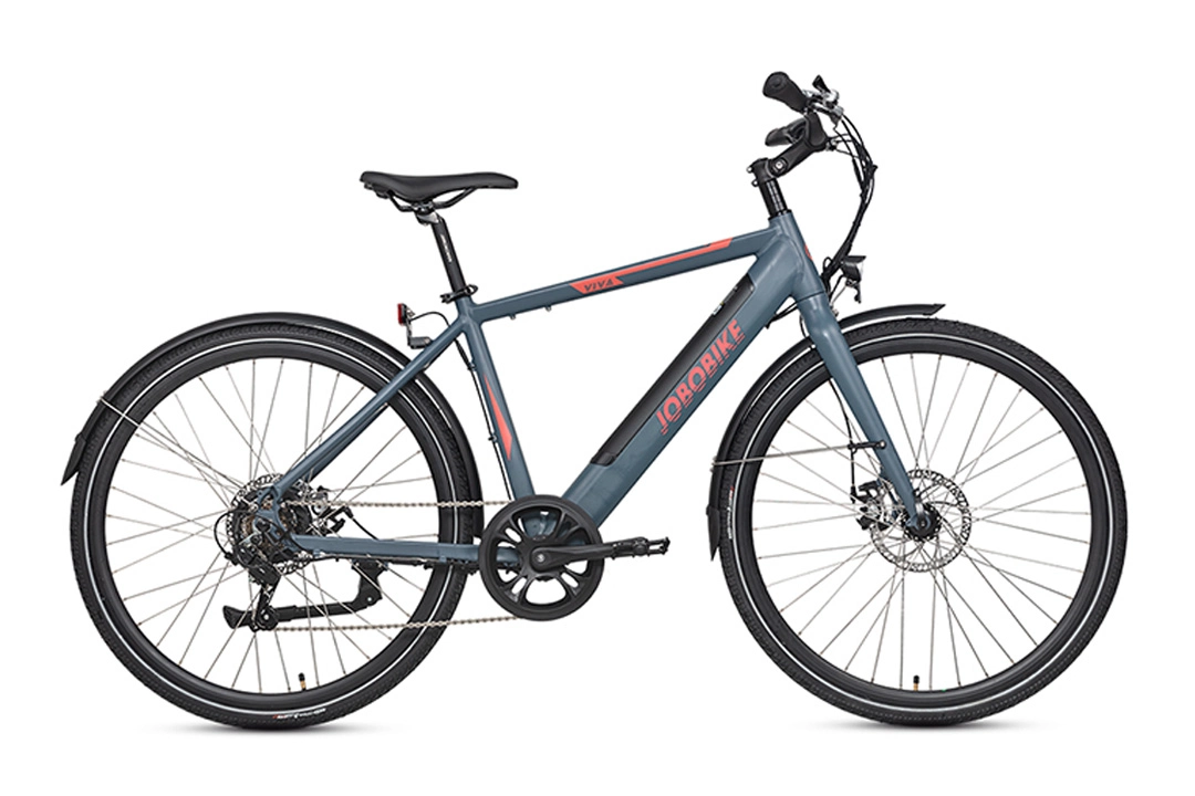 JOBOBIKE E-Bike VIVA 2.0 28 Zoll City-Pedelec E-bike, Trekking  Elektrofahrrad, 7 Gang, Kettenschaltung, Heckmotor, 504,00 Wh Batterie,  Ebike, (Set, mit Akku-Ladegerät), Ebike für Damen und Herren mit innerhalb  der StVZO