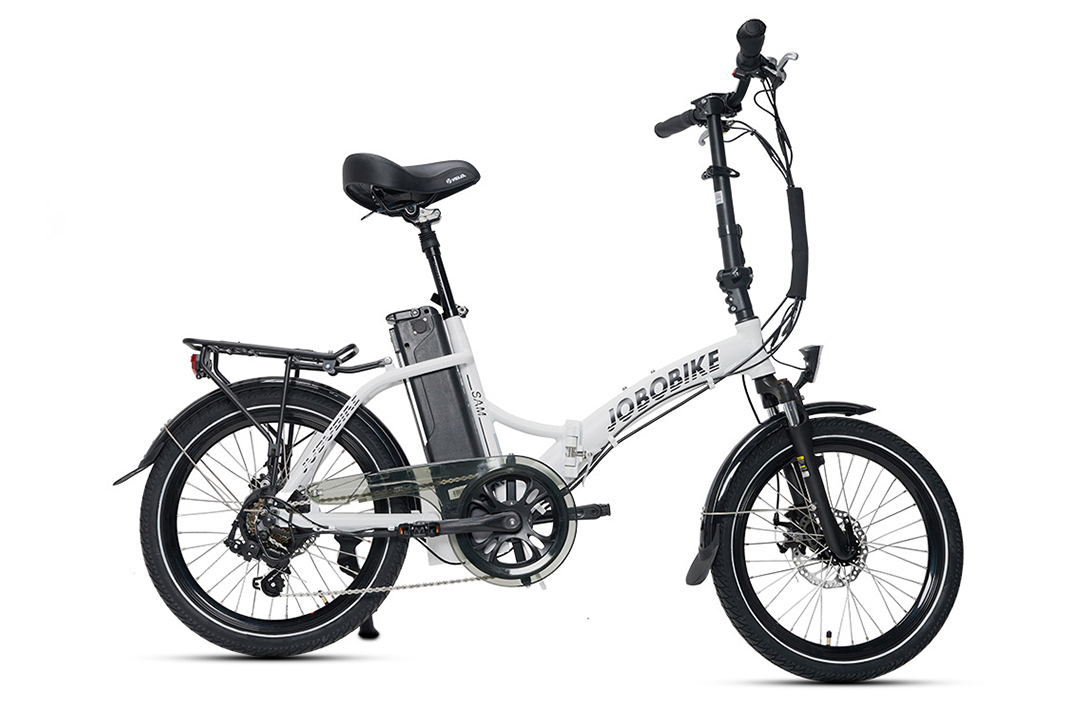 Folding, Step-thru Electric Bike For Seniors | JOBOBIKE Sam