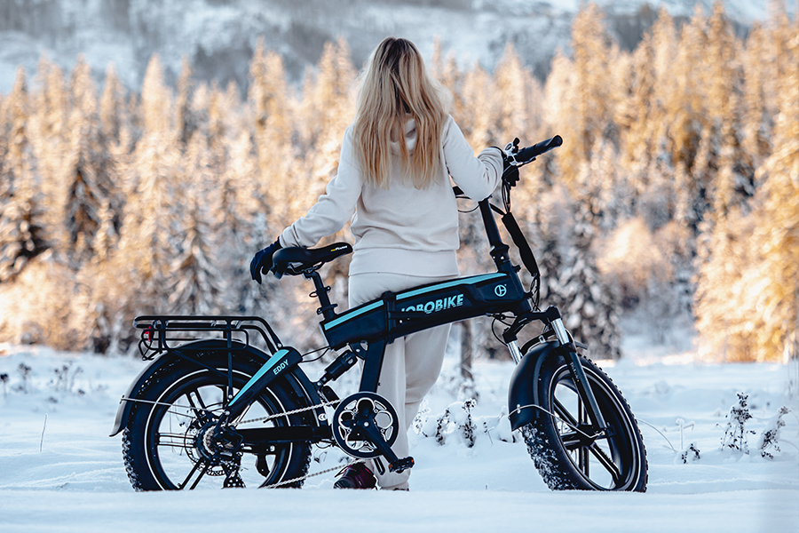 Electric Folding Inch JOBOBIKE Tire| Mountain Fat Bike 20 Eddy