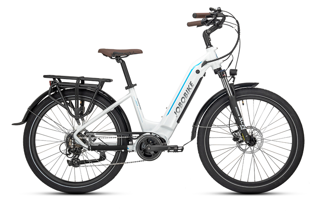 Folding, Step-thru Electric Bike For Seniors | JOBOBIKE Sam