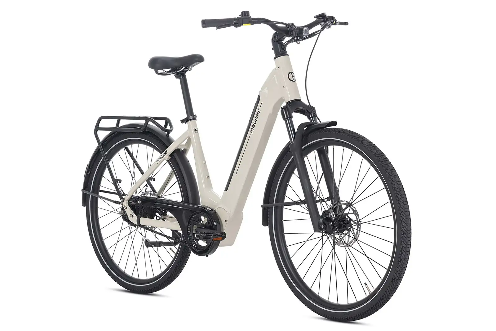 Beige Dyno GT comfort urban e-bike for daily commuting