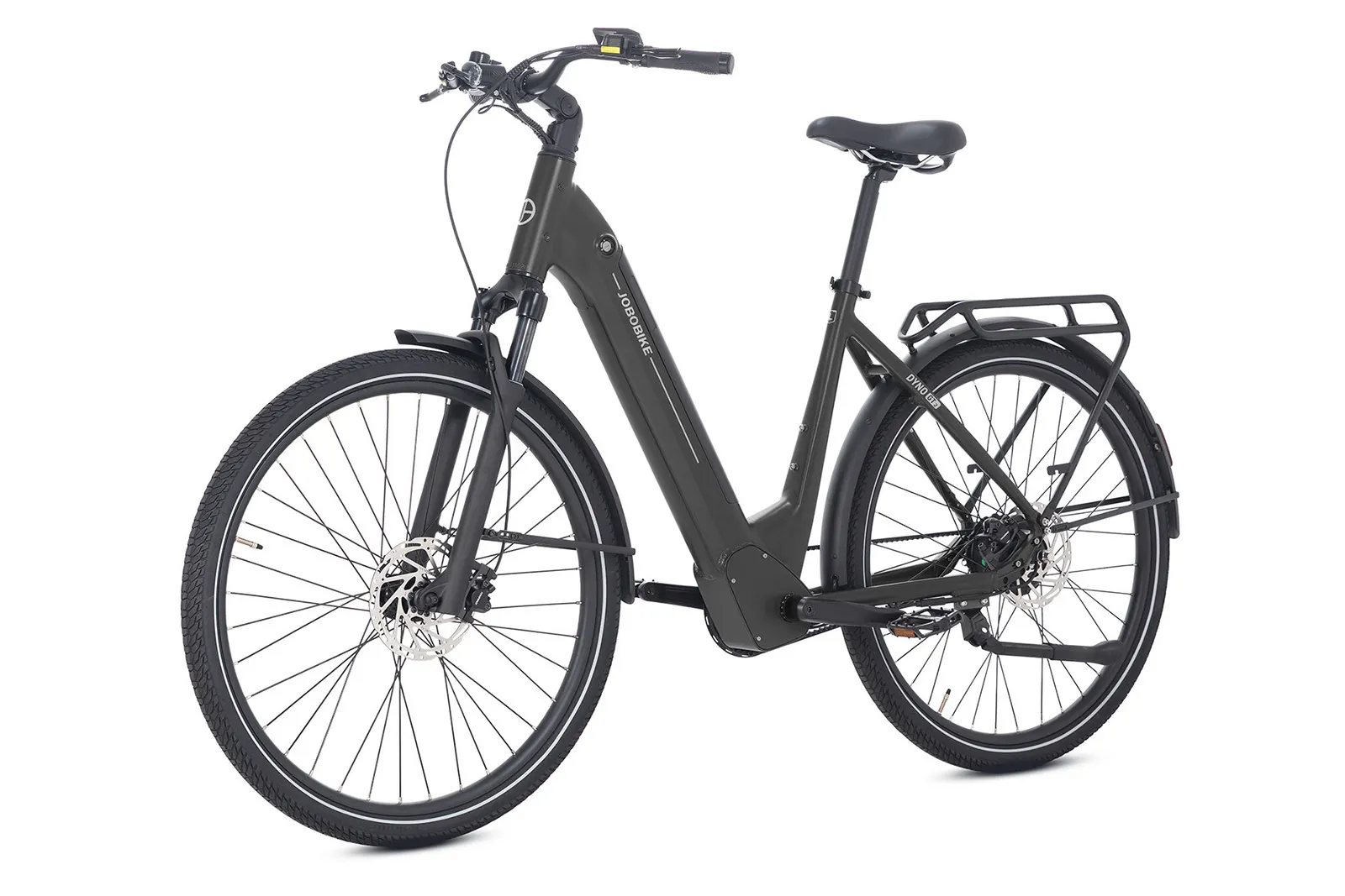 Dark olive Dyno GT comfort urban e-bike for daily commuting