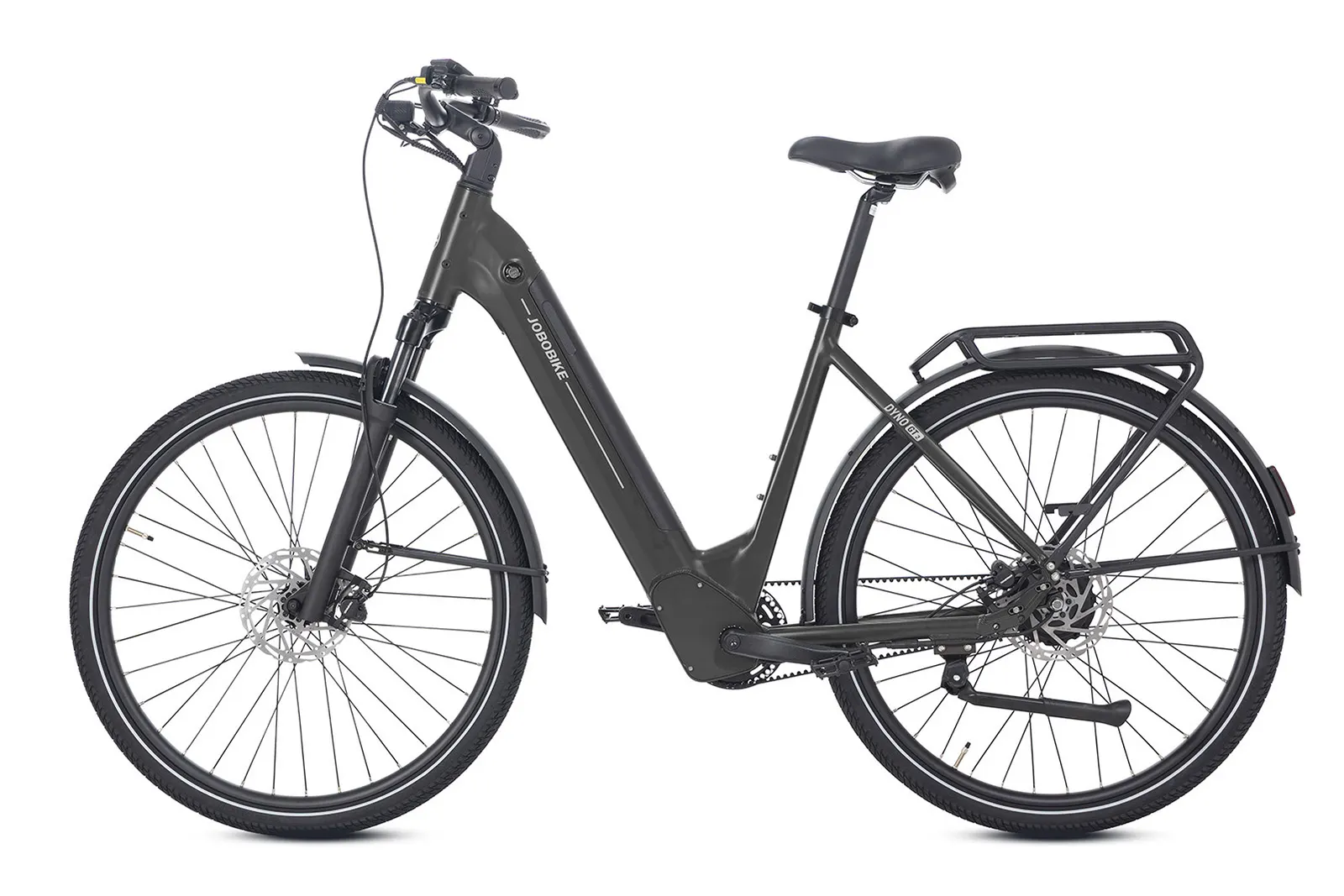 Dyno GT dark olive belt-drive electric city bike